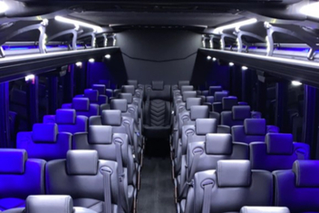 Kissimmee Charter Bus Interior
