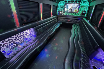 Kissimmee Limo Bus Interior