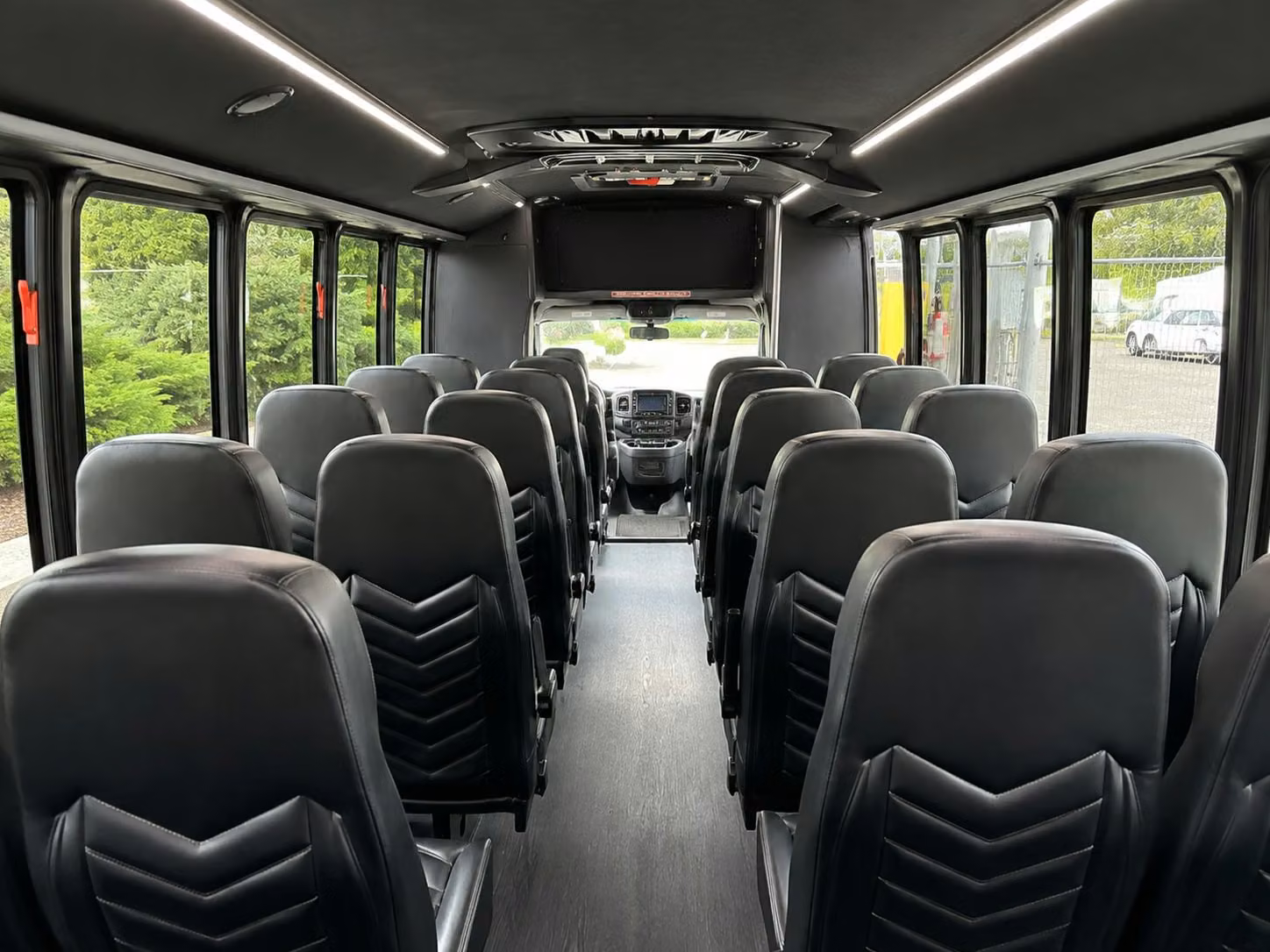 15 passenger minibus inside