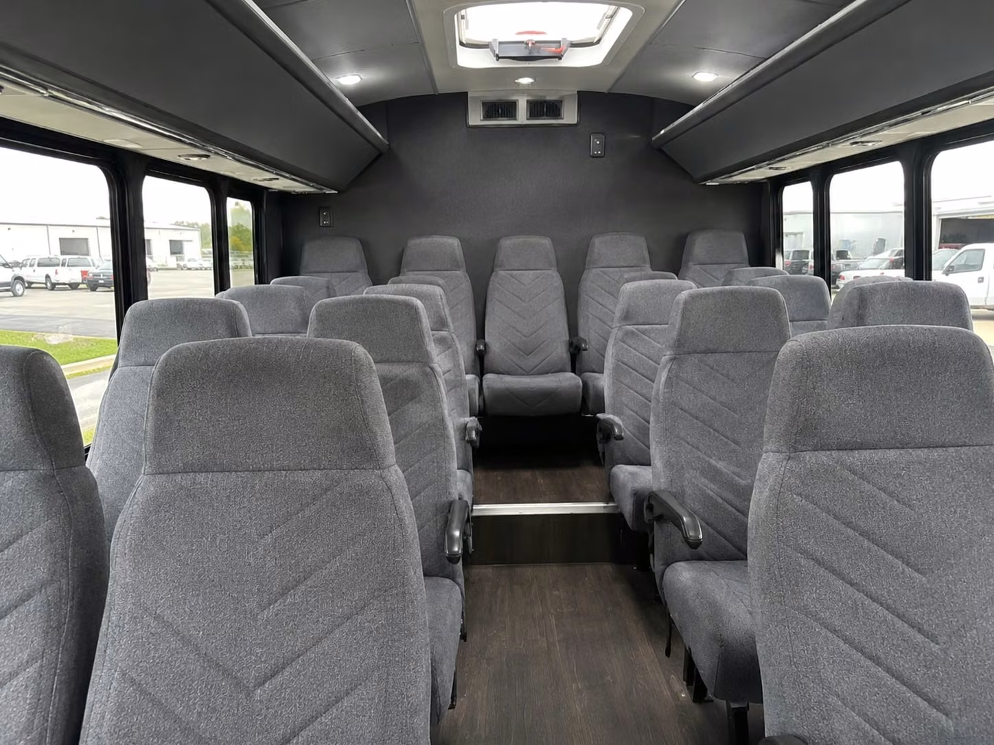 18 passenger minibus inside