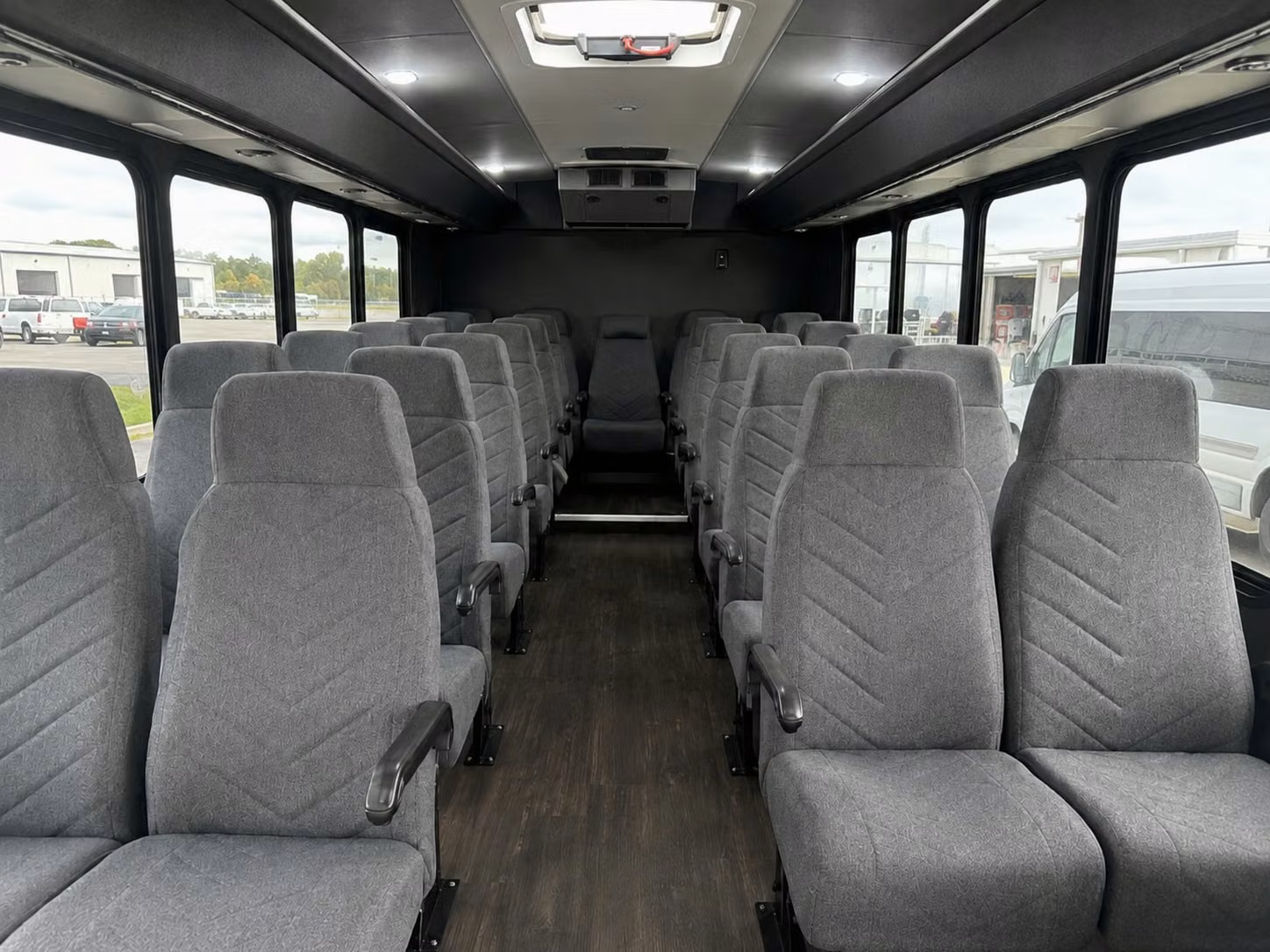 18 passenger minibus interior