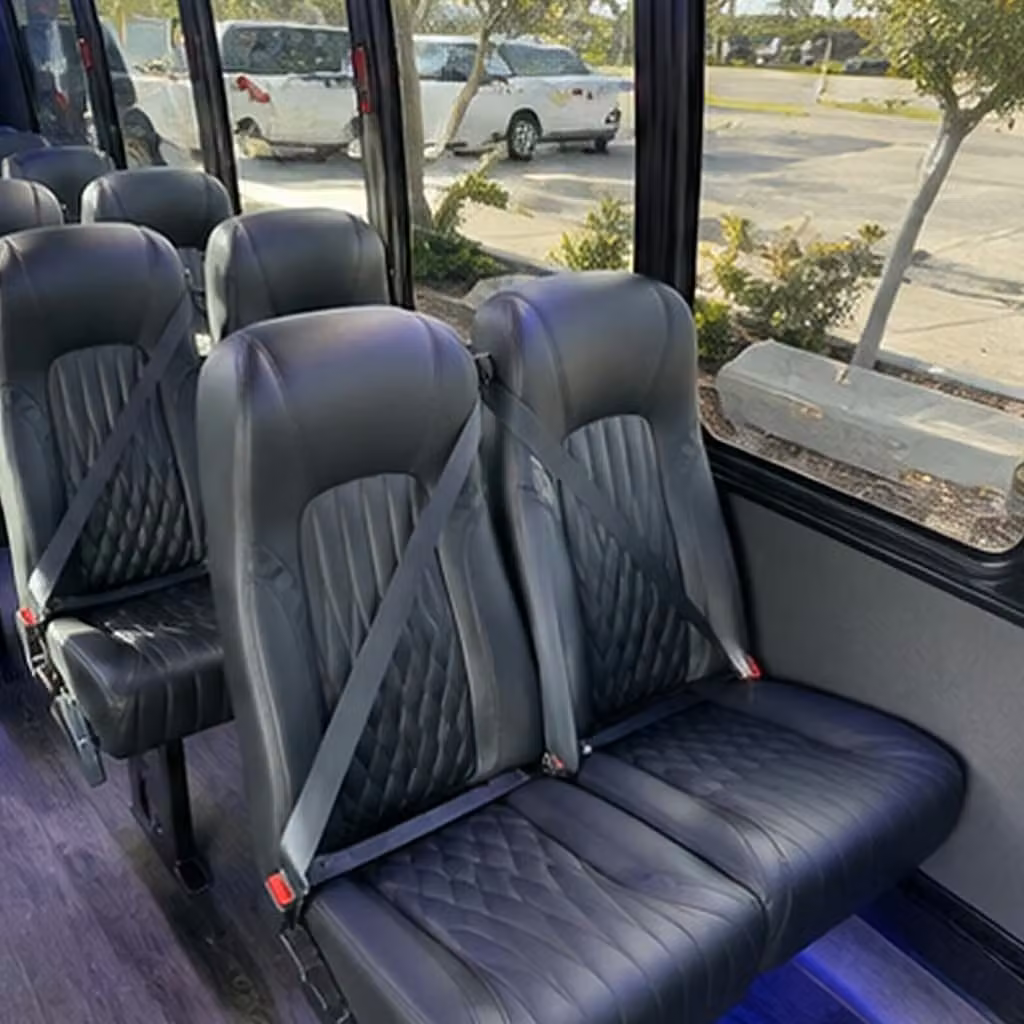 25 passenger minibus inside