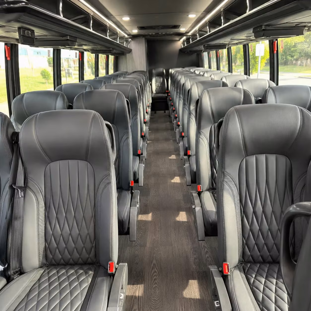 28 passenger minibus inside