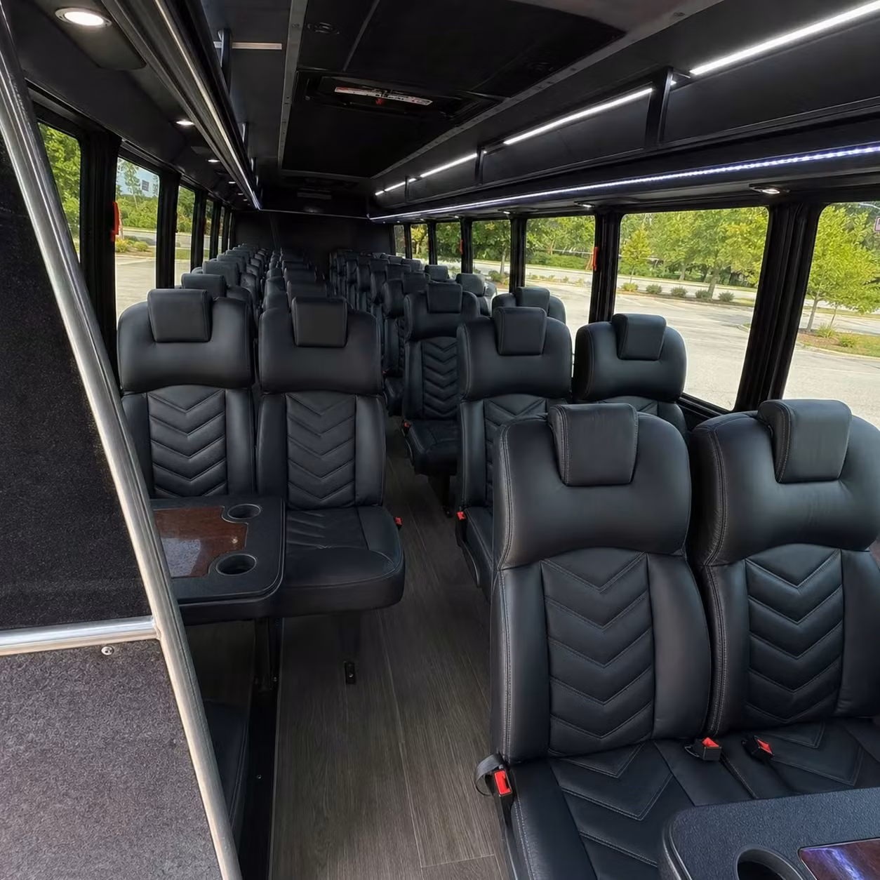 30 passenger minibus inside