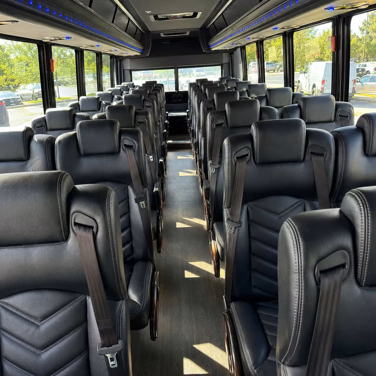 30 passenger minibus interior