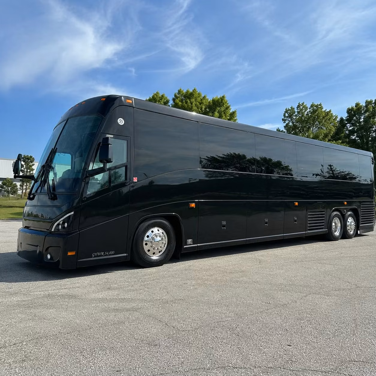 kissimmee charter bus rental exterior