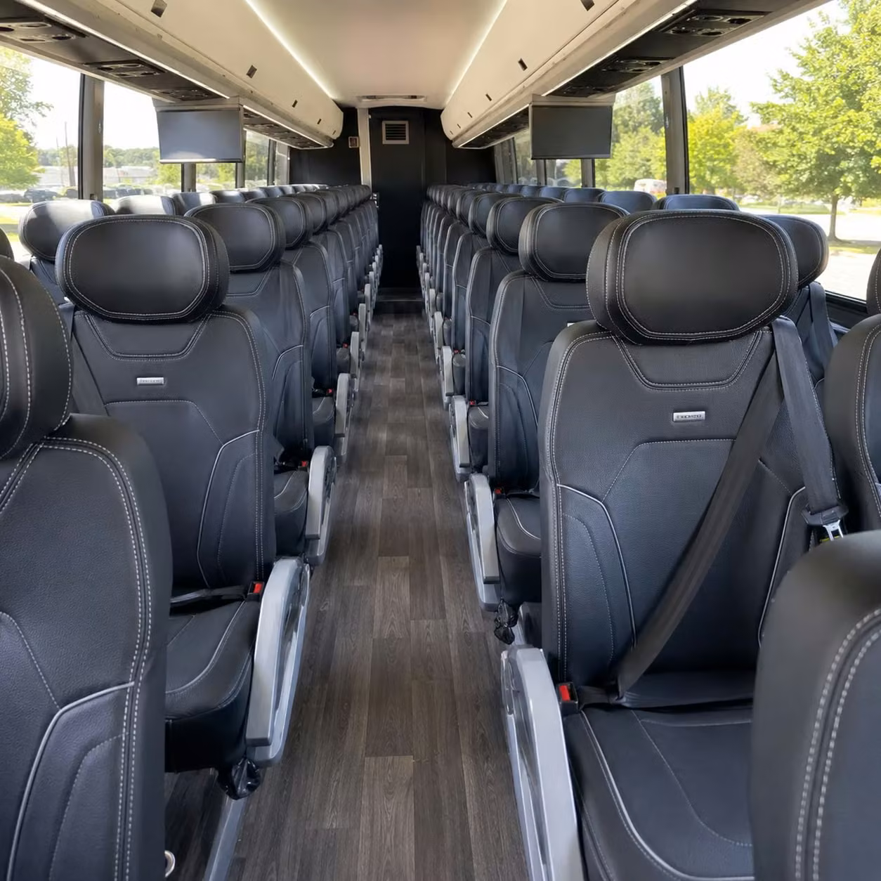 kissimmee charter bus rental inside