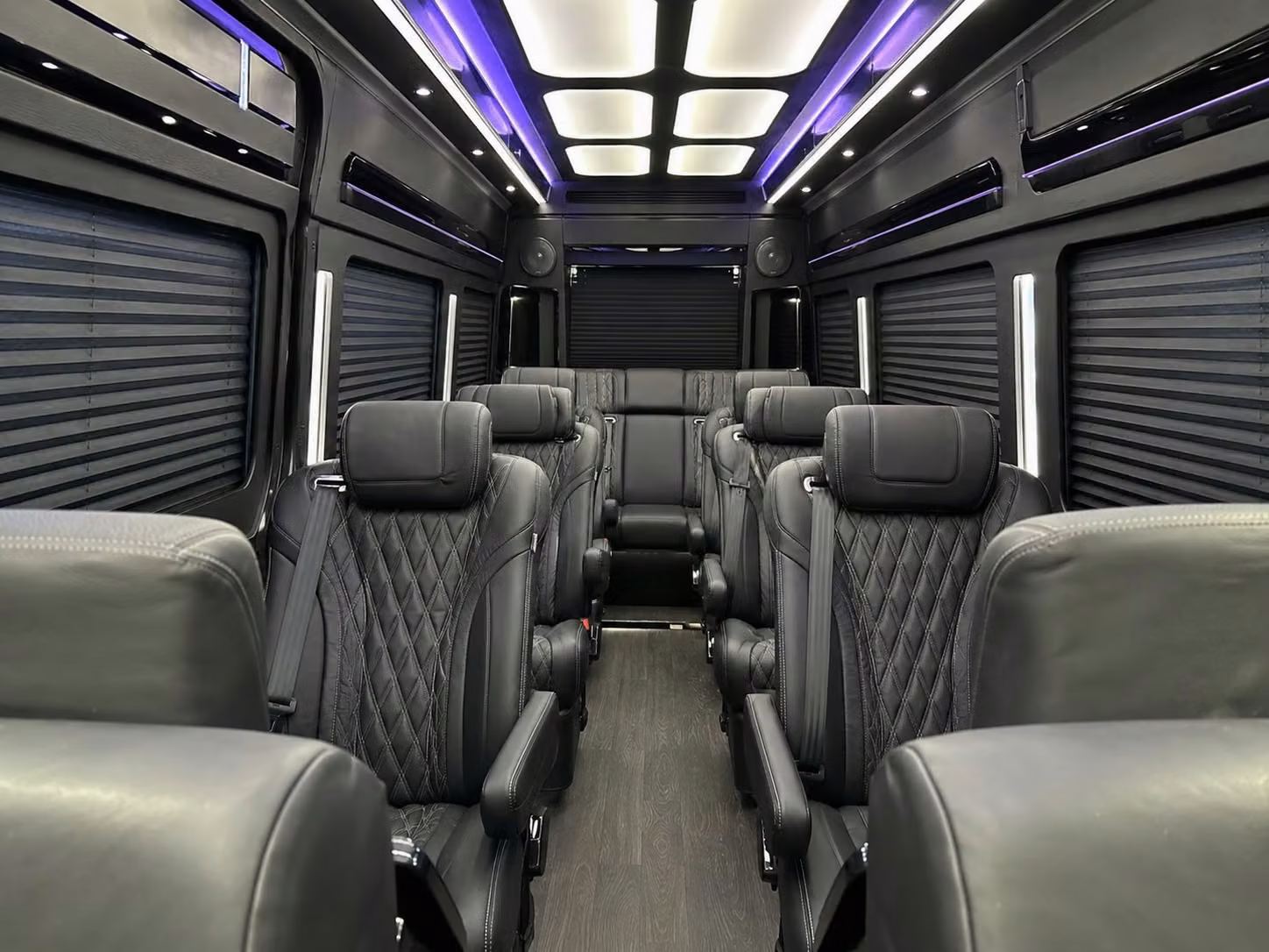 sprinter van with driver inside