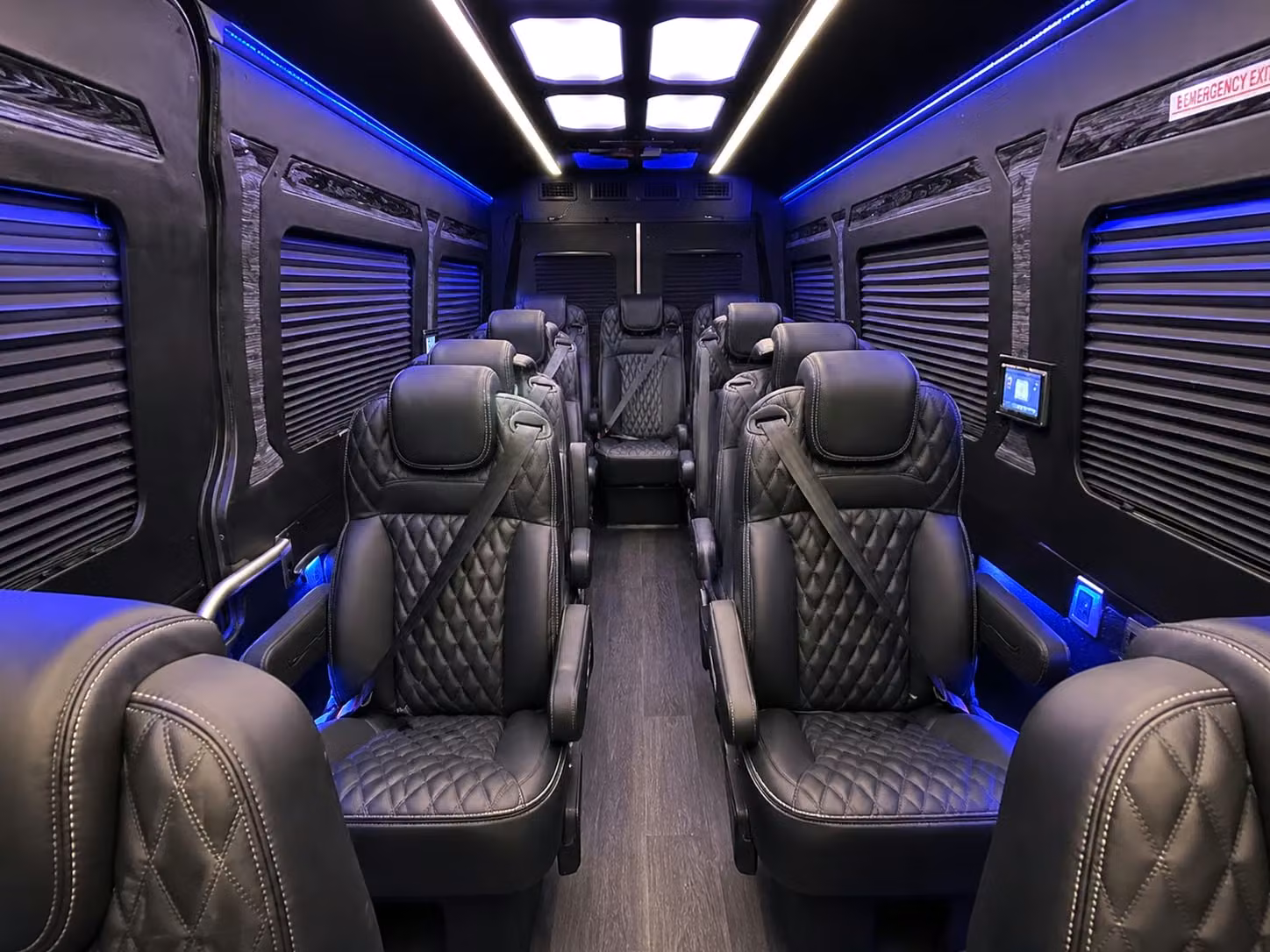 sprinter van with driver interior